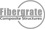 Fibergrate logo grayscale