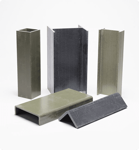 Small pieces of various structural shapes
