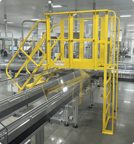 A light-weight application of platforms in an industrial environment