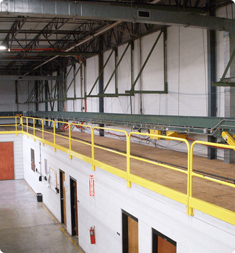 Safety railings installed on a balcony
