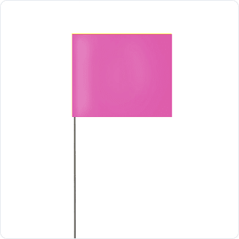Purple marking flag