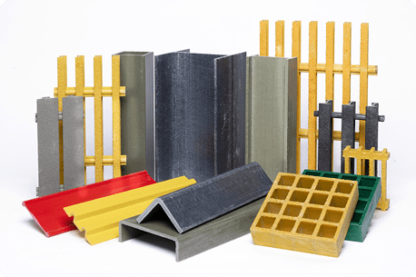 FRP Structural Shapes, Grating and Stair Treads