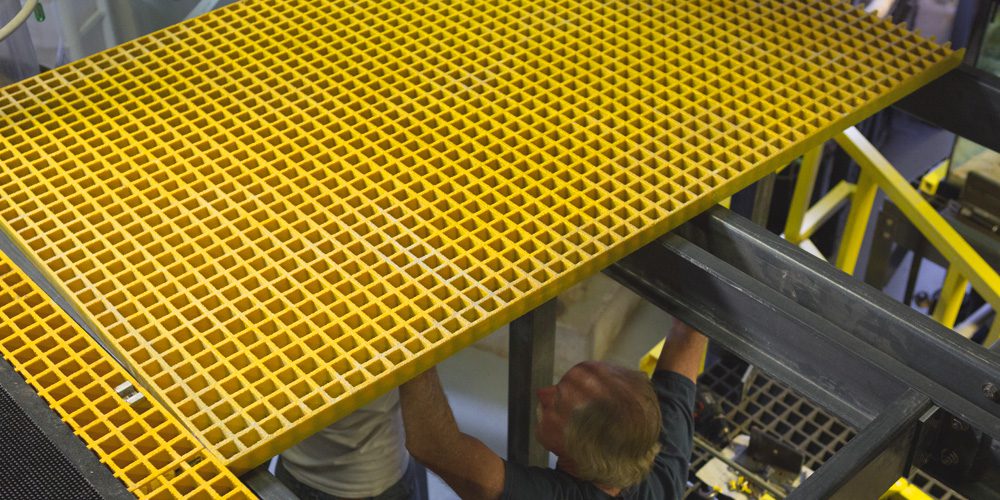 OSCO molded grating in use