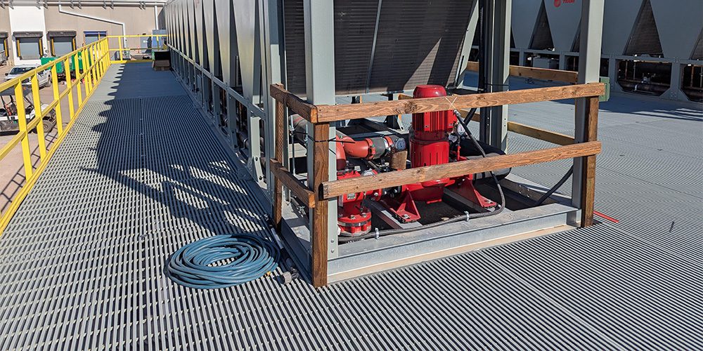 OSCO pultruded grating in use